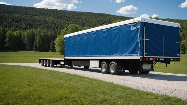 Bâche remorque sur mesure : protection garantie