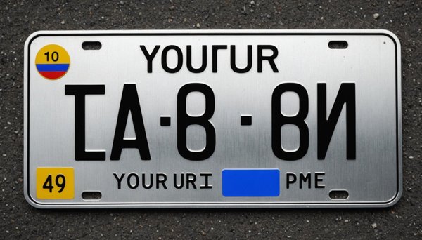 Votre plaque immatriculation en aluminium : simple et rapide !