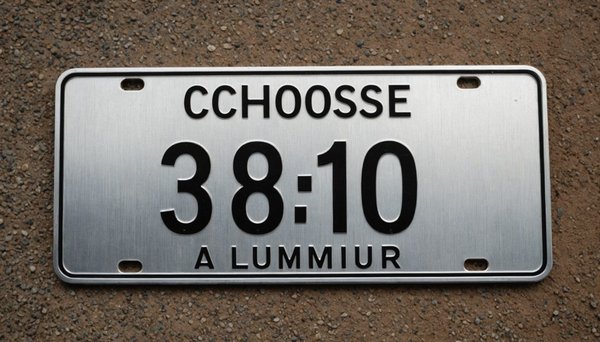 Optez pour une plaque immatriculation en aluminium : avantages et astuces !